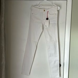 Skinny denim Portillo jeans Zara size 4 color white new with tag